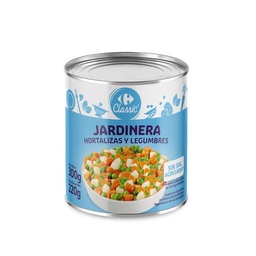 Jardinera Sin Sal Carrefour Classic en Lata 300 g.