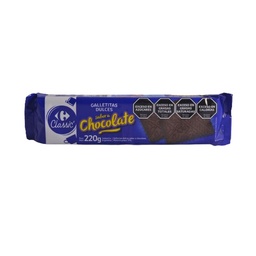 Galletitas de Chocolate Carrefour Classic 220 g.