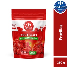 Frutillas Congeladas Carrefour Classic Dp 250 g.