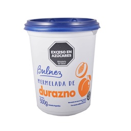 Mermelada Bulnez de Durazno en Pote 500 g.