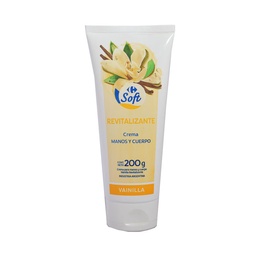 Crema Corporal Carrefour Soft Revitalizante 200 g.