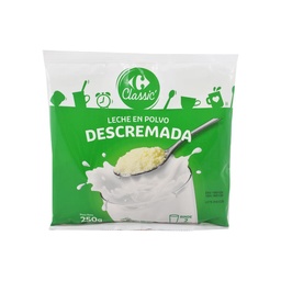 Leche en Polvo Descremada Carrefour Classic Pouch 250 g.