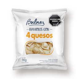 Ravioles 4 Quesos Bulnez Fp 1 kg.