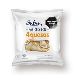 Ravioles 4 Quesos Bulnez Fp 500 g.