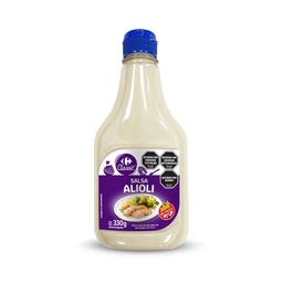 Salsa Alioli Carrefour Classic Pet 330 g.