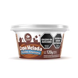 Copa Helada Carrefour Classic de Choco y Crema 120 g.