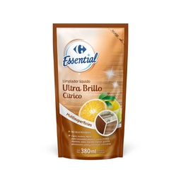 Limpiador Líquido Carrefour Essential Ultra Brillo Citris 380 cc.