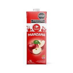 Jugo de Manzana Carrefour Classic Tetra 1 lt.