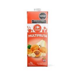 Jugo Multifruta Carrefour Classic Tetra 1 lt.