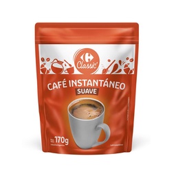 Café Instantáneo Carrefour Classic Suave Doypack 170 Grs