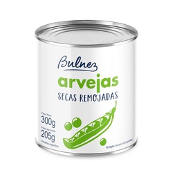 Arvejas Secas Remojadas Bulnez en Lata 300 g.