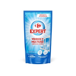 Limpiador de Vidrio Carrefour Expert Multisuso Doypack 450 ml