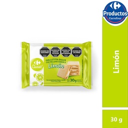 Galletita Rellena de Limón Carrefour Classic 30 g.