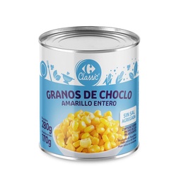 Choclo en Conserva Carrefour Classic 170 g.