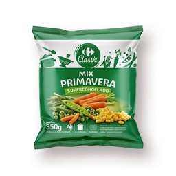 Mix Primavera Congelada Carrefour Classic 350 g.