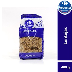 Lentejas Carrefour Classic en Bolsa 400 g.