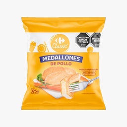 Medallones de Pollo Carrefour Classic 325 g.