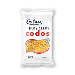 Fideos Codos Bulnez en Paquete 500 g.