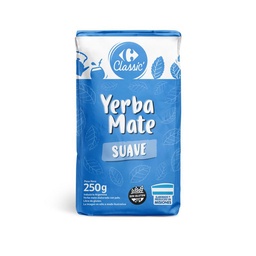 Yerba Mate con Palo Suave Carrefour Classic 250 g.