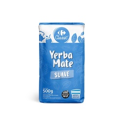 Yerba Mate con Palo Suave Carrefour Classic 500 g.