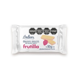 Obleas de Frutilla Bulnez 50 g.