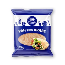 Pan Arabe Carrefour Classic 210 g.