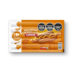 Salchichas Largas Carrefour Classic Flow Pack 12 uni