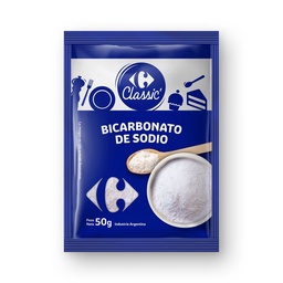 Bicarbonato de Sodio Carrefour Classic 50 g.