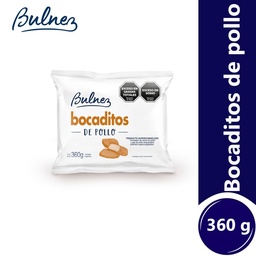 Bocaditos de Pollo Rebozados Bulnez 360 g.