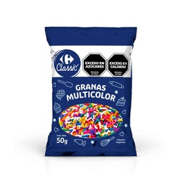 Granas Multicolor Carrefour Classic 50 g.