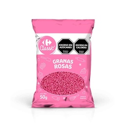 Granas Rosas Carrefour Classic 50 g.