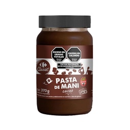 Pasta de Maní con Cacao Carrefour Classic 370 g.