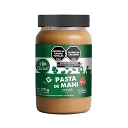 Pasta de Maní Stevia Carrefour Classic 370 g.