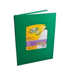 Cuaderno N3 Araña Éxito Verde Cuadriculado 48 Hojas