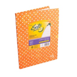 Cuaderno N3 Lunares Éxito Naranja Rayado 48 Hojas