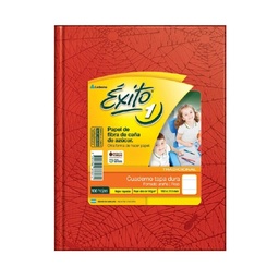 Cuaderno Rayado Éxito Araña Rojo 100 Hojas