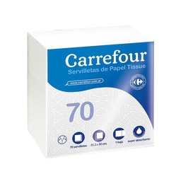 Servilletas Carrefour Essential 70 u.