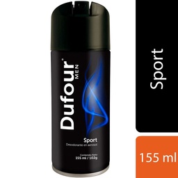 Desodorante Aerosol Men Dufour Sport 155 cc.