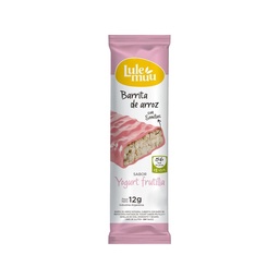 Barrita de Arroz Yogurt Lulemuu Sin Tacc 12 g.