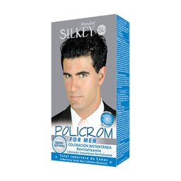 Kit Policrom For Men Negro Natural Estuche 1 uni