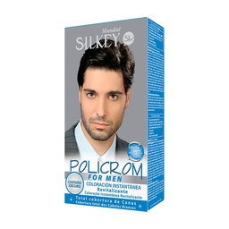 Kit Policrom For Men Castaño Oscuro Estuche 1 uni