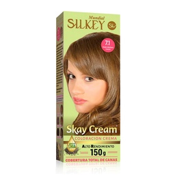 Kit Coloracion Silkey 7.1 Rubio Medio Cnz Skay Cream 1 uni