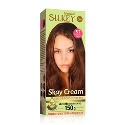 Kit Coloracion Silkey 5.7 Castaño Claro Marr Skay Cream 1 uni