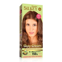 Kit Color Silkey 6.7 Rubio Ocuro Marron Skay Cream 1 uni