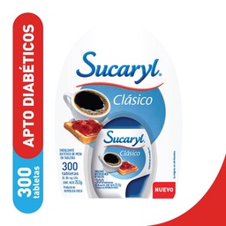 Edulcorante en Pastillas Sucaryl Sacarina 300 u.