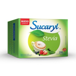 Endulzante Sucaryl con Stevia 200 u.