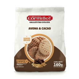 Galletitas Dr. Cormillot Avena con Cacao 160 g.