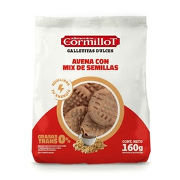 Galletitas Dr. Cormillot Avena con Semillas 160 g.