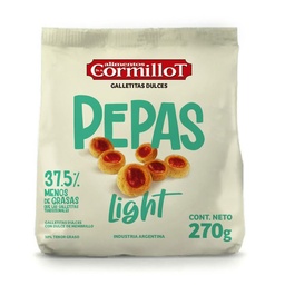 Galletitas Dr. Cormillot Pepas Light 270 g.