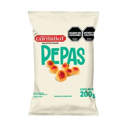 Galletitas Pepas Dr Cormillot 200 g.